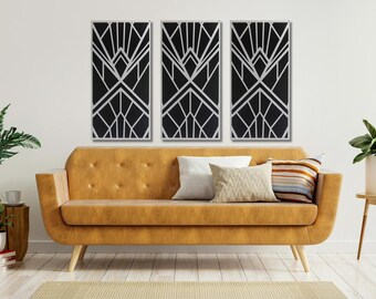 Acoustic Panel | Sound Panel Wall Art | Wood Acoustic Diffuser for Home Studio | Sound Treatment Decor