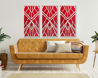 Acoustic Panel | Sound Panel Wall Art | Wood Acoustic Diffuser for Home Studio | Sound Treatment Decor
