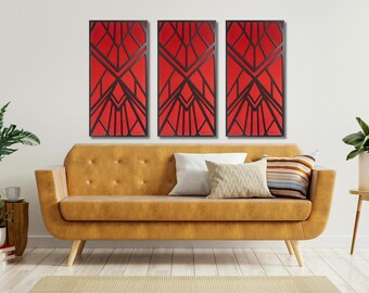 Acoustic Panel | Sound Panel Wall Art | Wood Acoustic Diffuser for Home Studio | Sound Treatment Decor