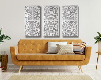 Arte mural de piano - Arte de piano - Panel acústico - Arte mural con panel de sonido - Decoración con tratamiento de sonido