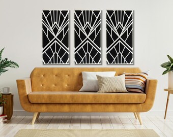 Acoustic Panel | Sound Panel Wall Art | Wood Acoustic Diffuser for Home Studio | Sound Treatment Decor