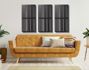 Acoustic Panel | Sound Panel Wall Art | Wood Acoustic Diffuser for Home Studio | Sound Treatment Decor