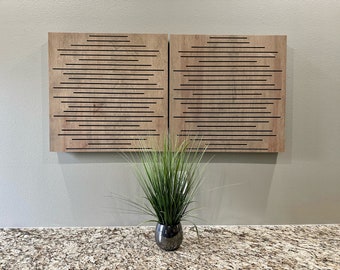 Olive Green Acoustic Slat Wood Wall Panels - Limited Edition