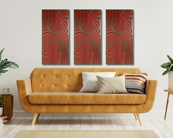 Acoustic Panel | Sound Panel Wall Art | Wood Acoustic Diffuser for Home Studio | Sound Treatment Decor