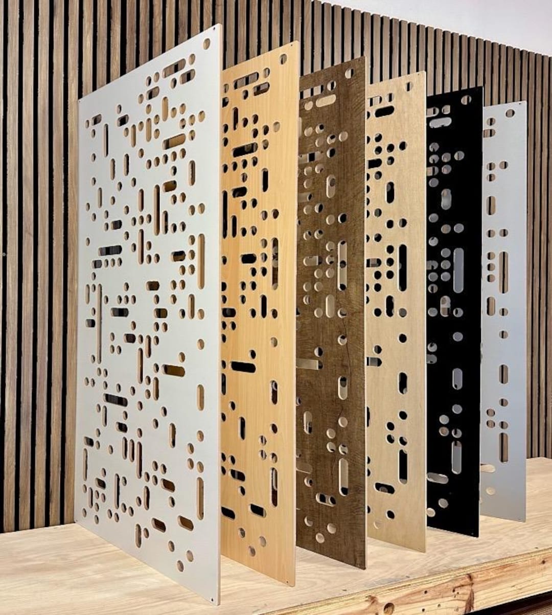 Lienel 集合パネル Sound Panels - Acoustic Diffusion Panels - Front Plate Only!! - Etsy