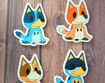 Bluey Mimikyu Stickers