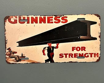 Guinness Is Good For You Advert Vintage Retro Style Metal Sign, Man Cave, Bar - Foto 2