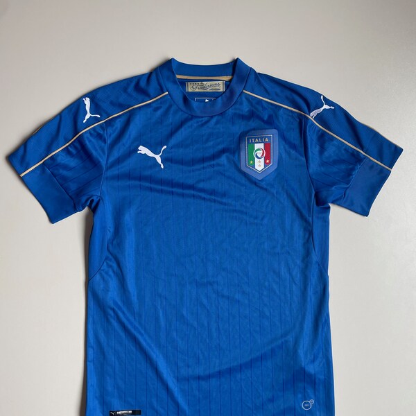 Italy Jersey 2016 Euro Cup Home Shirt - S Size - Excellent Condition - UEFA Euro 2016 Football Memorabilia