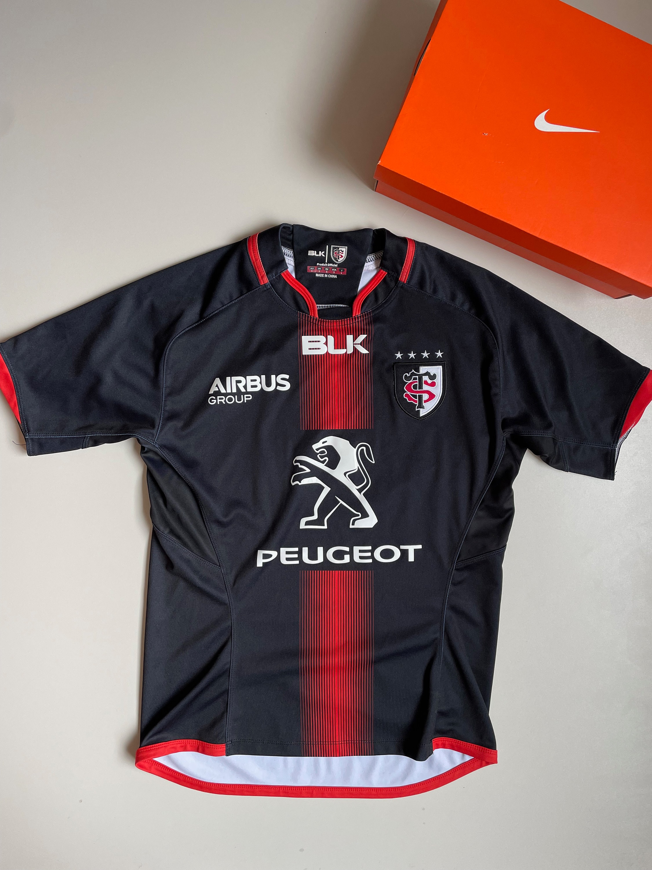 Stade Toulousain Shirt 2015-16 Home Jersey BLK Sport Small - Etsy