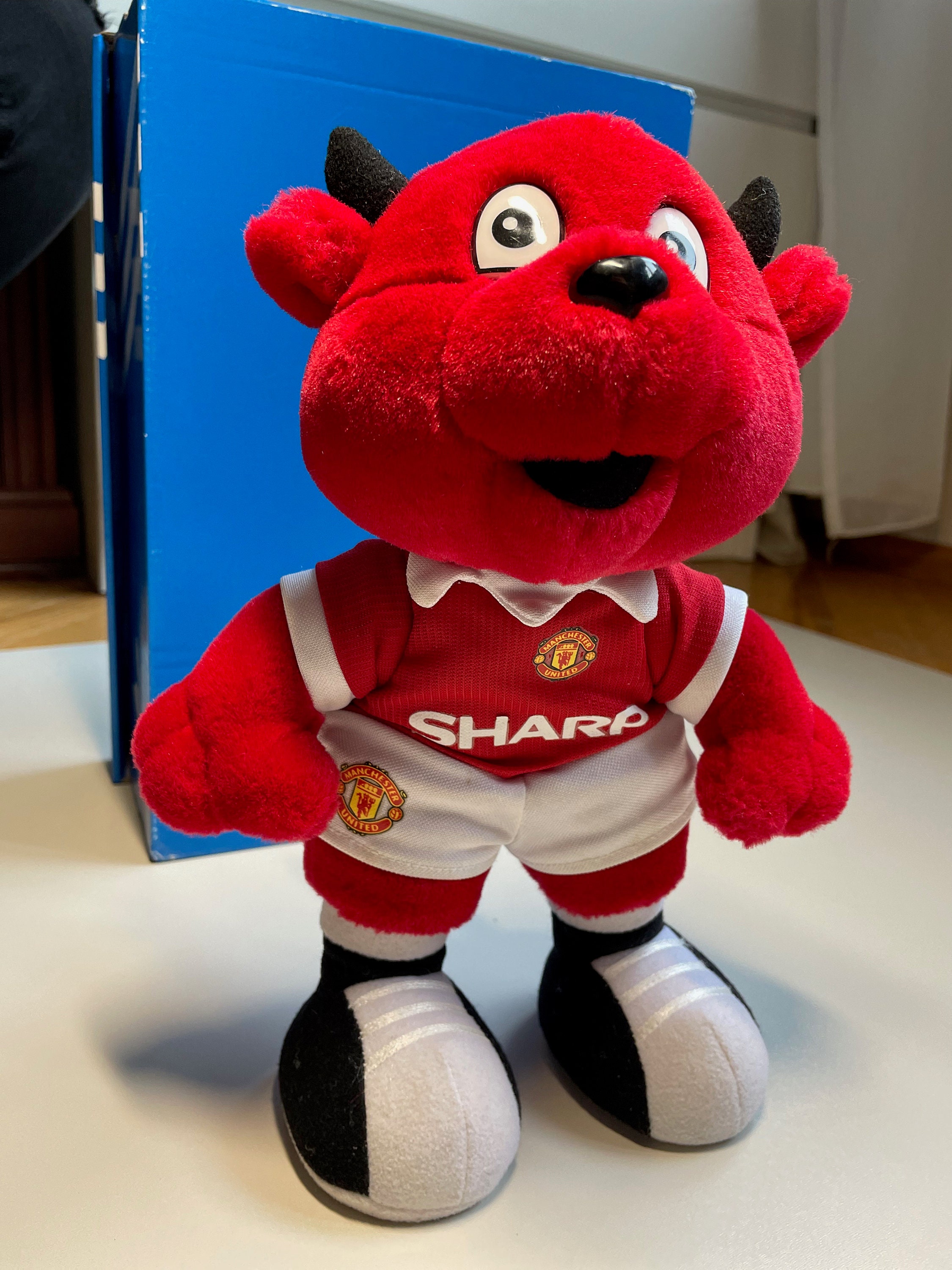 Manchester United Mascott FRED the RED Old Collectable Toy / - Etsy Manchester United Mascott FRED the RED Old Collectable Toy / - Etsy