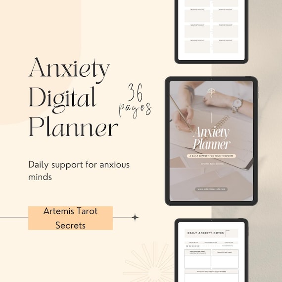 Anxiety Planner, Daily Calm & Emotional Support Journal