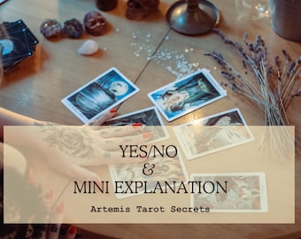 YES/NO & Mini Explanation Tarot Reading (3 cards spread)