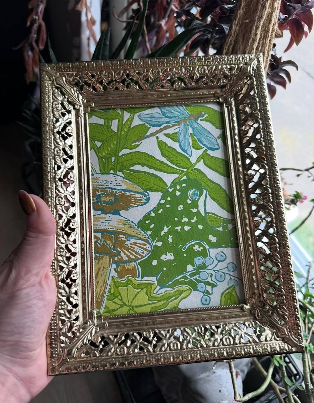 Framed Vibtage Wallpaper Etsy