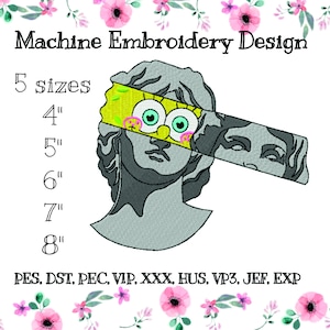 Machine embroidery design Venus and Bob