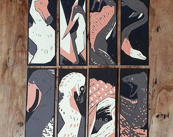 Ocean and Sky Critter Art Print Bookmarks