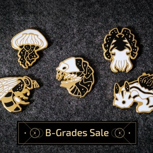 B-Grade Enamel Pins: Interstellar Invertebrates image 1