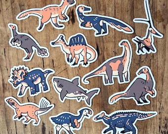 Dinos and Friends [Set IV] Holo & Matte Stickers