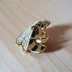 B-Grade Enamel Pins: Interstellar Invertebrates Honey Bee