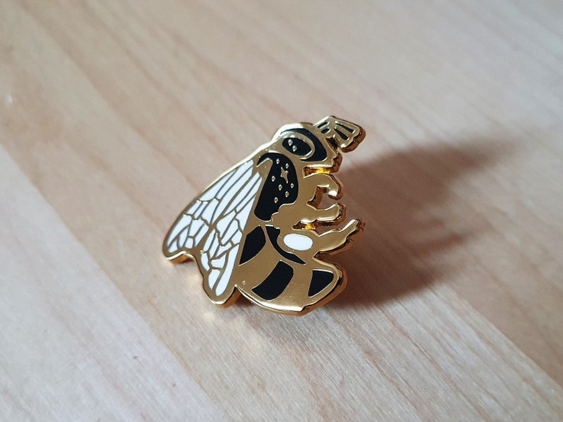 B-Grade Enamel Pins: Interstellar Invertebrates Honey Bee