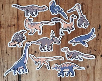 Dinos and Friends [Set III] Holo & Matte Stickers