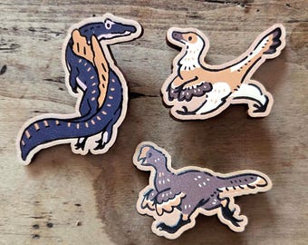 Dinosaur Wooden Pin