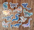 Dinos and Friends [Set II] Holo & Matte Stickers product logo