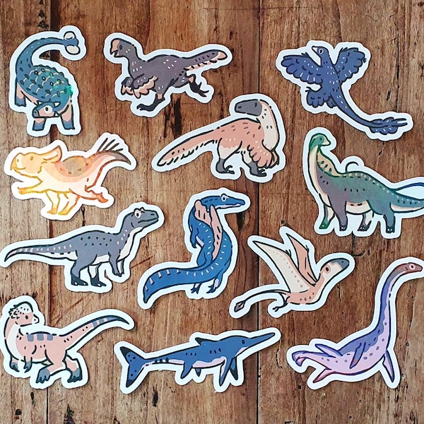 Dinos and Friends [Set II] Holo & Matte Stickers