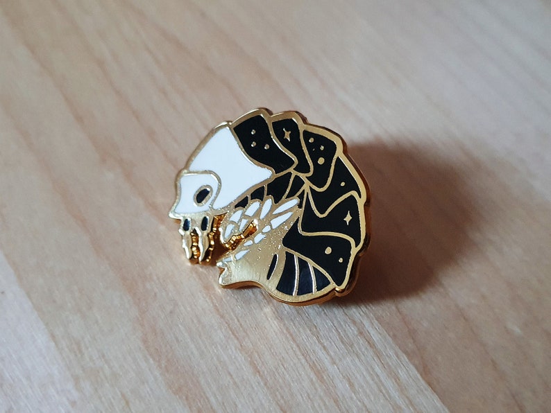 B-Grade Enamel Pins: Interstellar Invertebrates Isopod