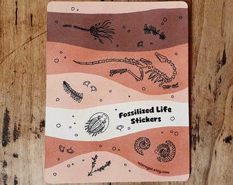 Fossilized Life Sticker Sheet