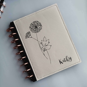 Happy planner cover -  all size: big, classic,skinny, mini happy planner cover, half letter - engraved discbound planner
