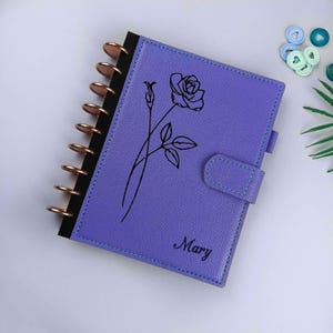 Happy planner cover -  all size: big, classic,skinny, mini happy planner cover, half letter - engraved discbound planner