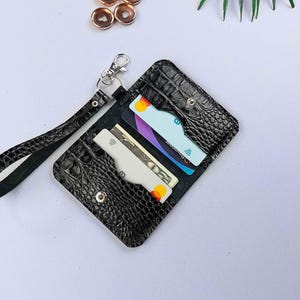 Keychain wallet, cute slim wallet, card holder kaychain