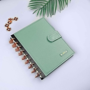 Capa para planejador Happy - todos os tamanhos: grande, clássico, fino, mini, meia carta - planejador com disco