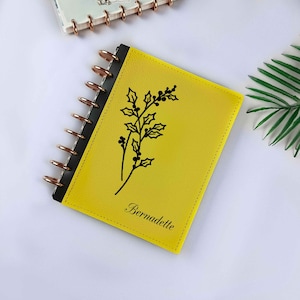 Happy planner cover -  all size: big, classic,skinny, mini happy planner cover, half letter - engraved discbound planner