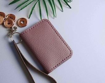 Keychain wallet, wristlet card holder kaychain