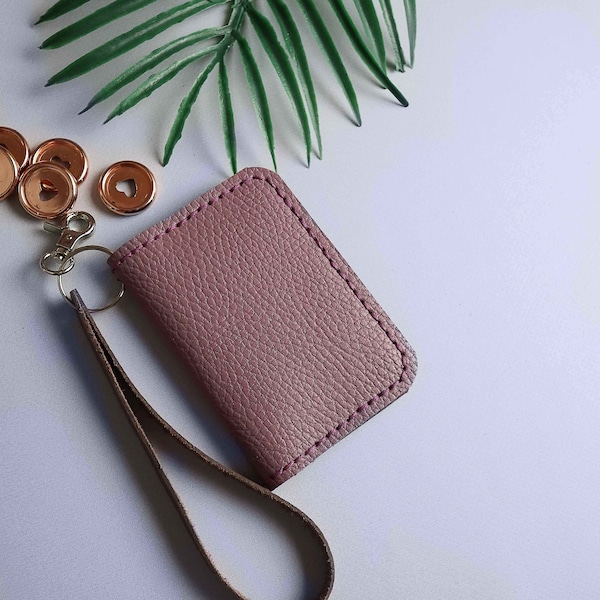 Keychain wallet, wristlet card holder kaychain