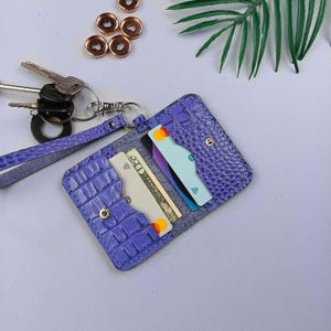 Keychain wallet, cute slim wallet, card holder kaychain