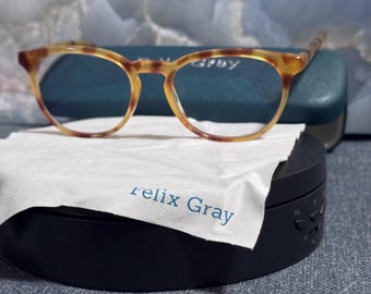 Felix Gray Roebling C19 – Tortoise Eyeglass Frame Only – 49‑18‑140 – Unisex – With Case