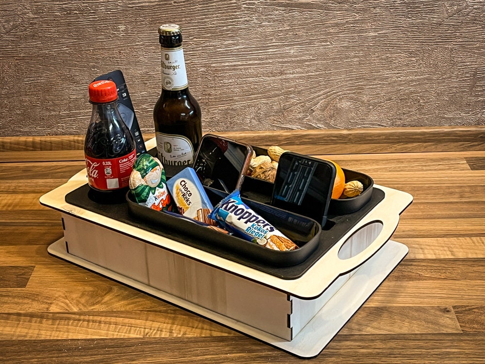 SOFA TABLETT - Getränkehalter - Couch Butler - Bier Kiste