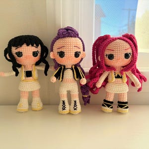 Custom crochet doll girl, Handmade Idol-Inspired Plush, Cute Korean Style Gift for Fans, Doll for sale, my sweet doll girl 2 (Pre-order)