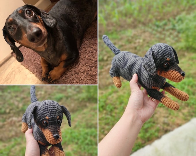 Custom Crochet Dog, Custom Stuffed Animal, Personalized Pet Gift, Custom Stuffed Dog, Pet Memorial, Pet Stuffed Animal, pet loss gift