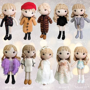 My sweet girl doll, Custom pop star crochet doll, Crochet look alike doll for sale, crochet, Crochet doll for sale, Singer doll, Amigu doll