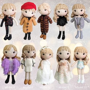 Custom Crochet Doll, Handmade Pop Star Gift