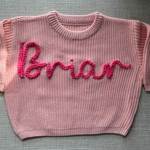 Custom name sweater for baby, personalized  baby sweater, unisex custom sweater for toddler, personalized baby shower gift, gift for toddler