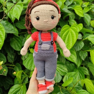 Crochet Rachel rag doll for baby, first doll for baby, first birthday gift, baby shower gift, Rachel birthday theme,  crochet doll for sale