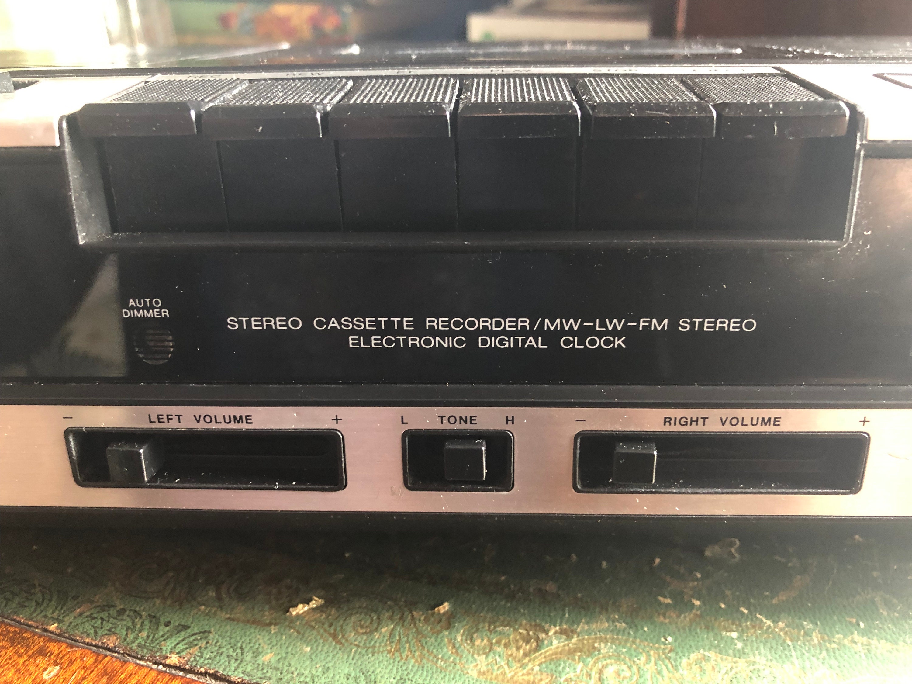 Waltham W155 80s Retro Stereo Clock Radio Cassette Fully Etsy UK