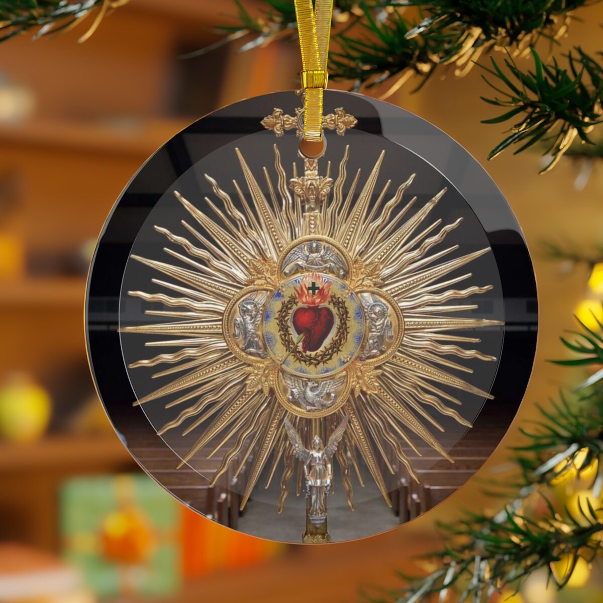 Catholic Christmas Ornament: Eucharistic Adoration Sacred - Etsy