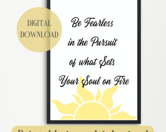 Motivational Affirmations Poster, Mental Health Art (Digital Download)