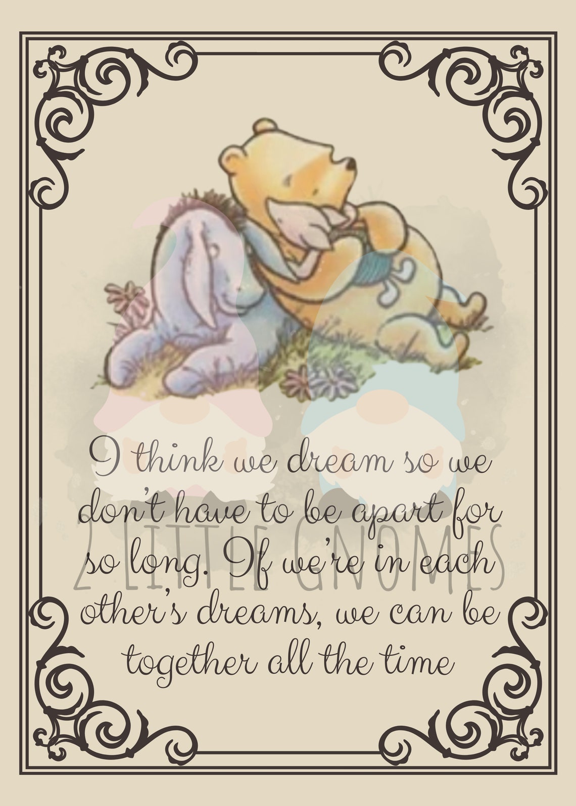 Classic Winnie the Pooh Quote Printables Birthday Party Baby - Etsy