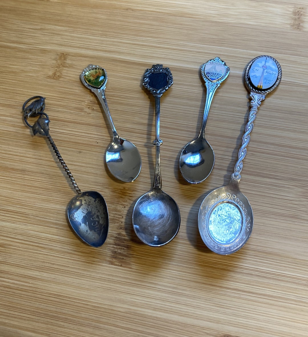 Vintage and Antique Souvenir Spoons Etsy